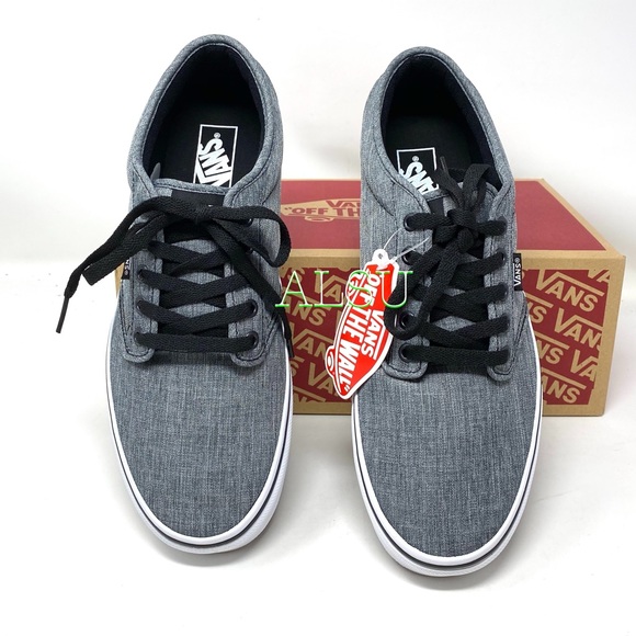 VANS Atwood Rock Textile Black Grey Canvas Men’s - Picture 4 of 10